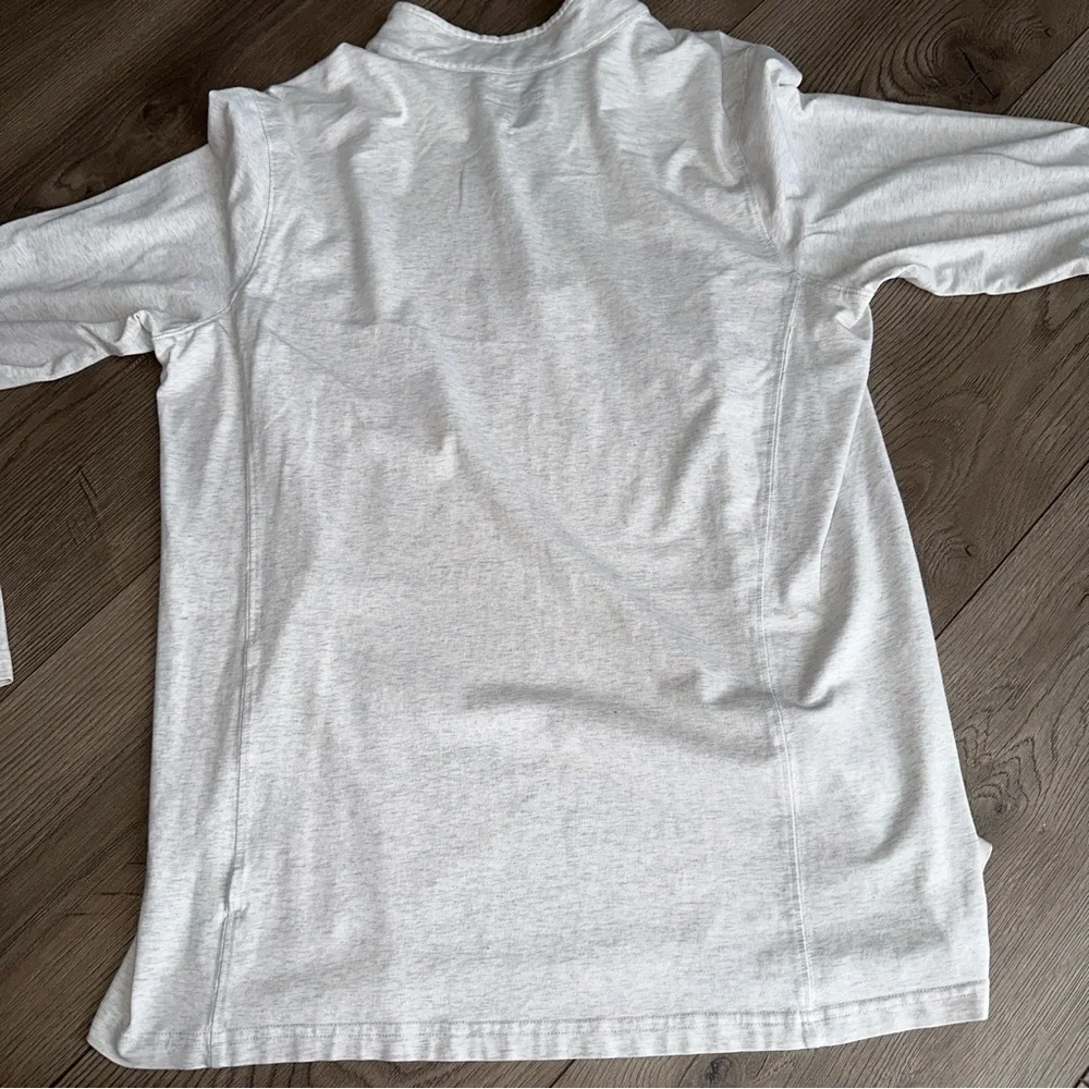 Coolibar Pullover Sweatshirt Quarter Zip UPF 50+ Sun Protection Long Sleeve XL